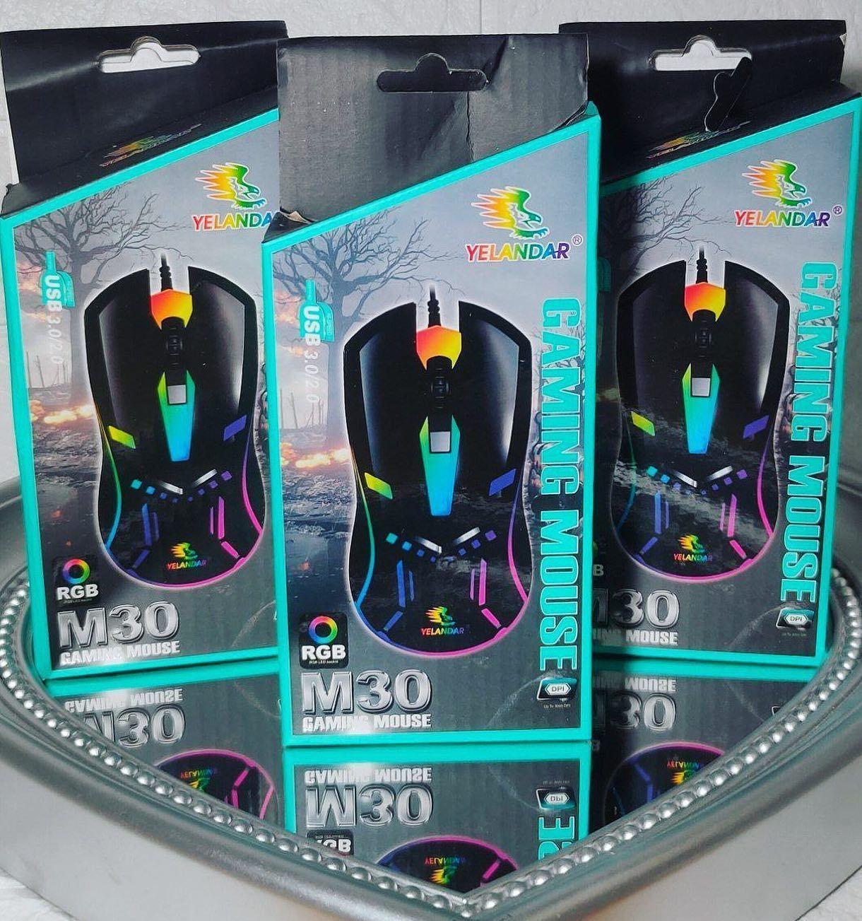 Mouse Con Cable Luces RGB Gamer-3