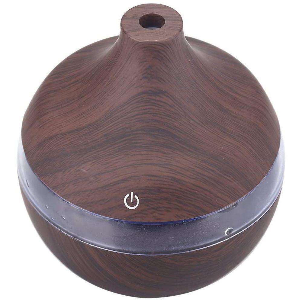 Humidificador Purificador Difusor de Aroma Ultrasonico Madera Oscuro-4
