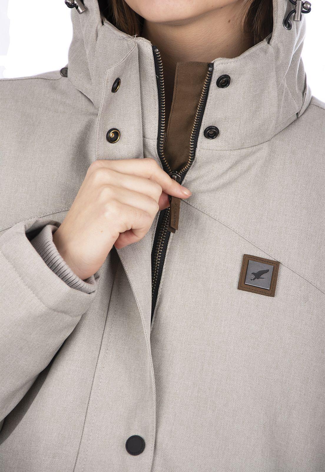 Chaqueta Mujer Impermeable 3M Expedition Gris Perla-3
