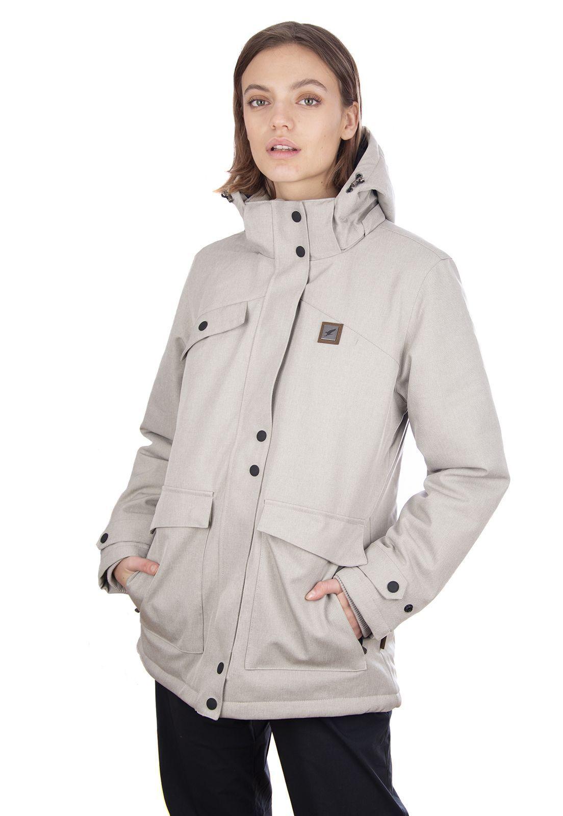 Chaqueta Mujer Impermeable 3M Expedition Gris Perla-0
