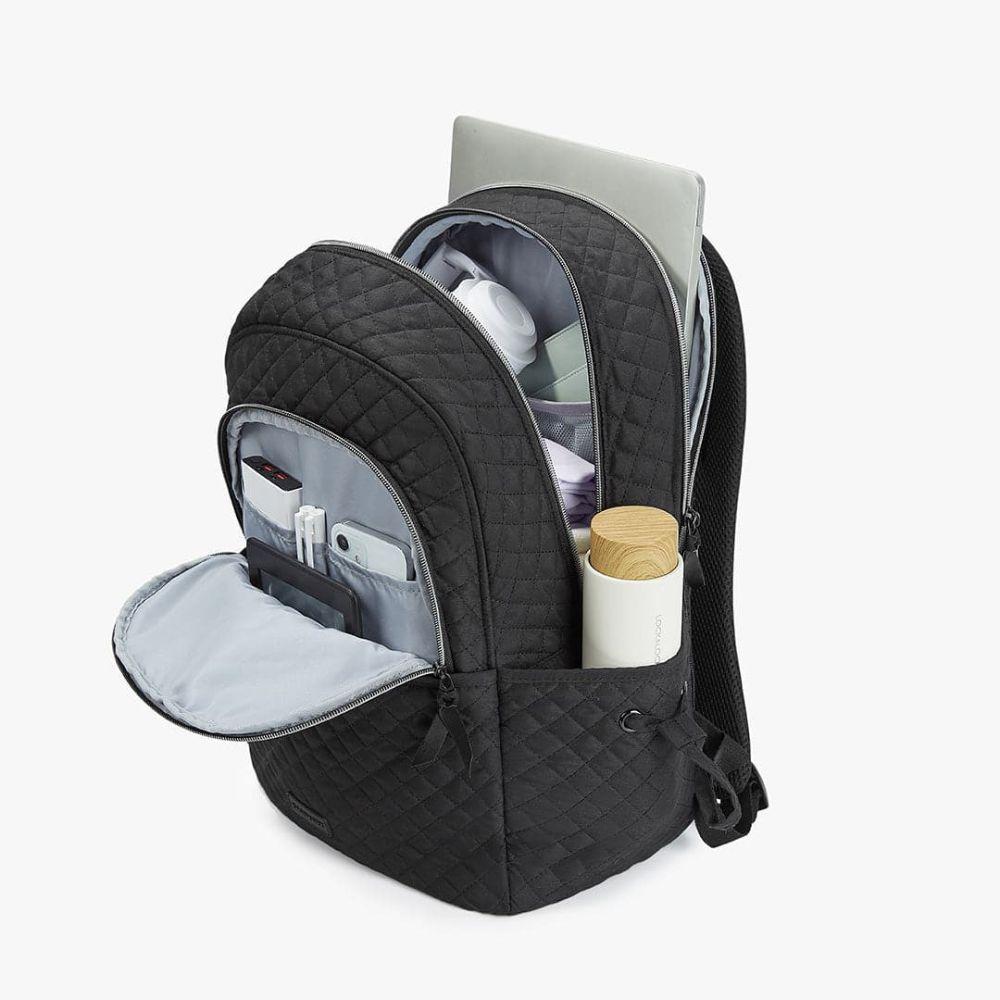 Bagsmart - Mochila Wanderland Campus - Negro Sólido-2