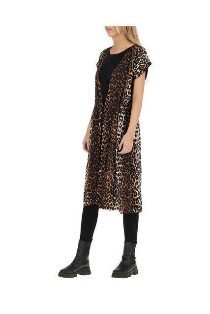 Kimono Urbano Beige Trigal Leopard Humana-0