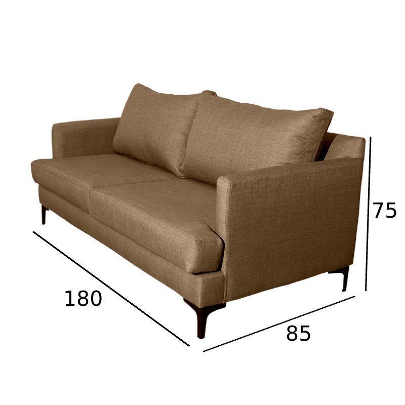 Sofá Aldara Felpa Beige 2C-3