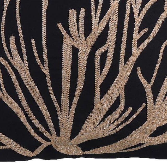 Cojín Decorativo Coral Negro-1