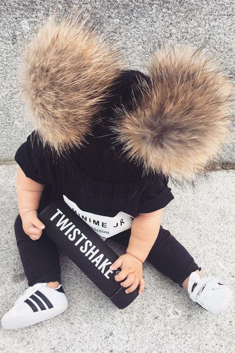 Termo para agua Twistshake Hot & Cold 420ml negro-2