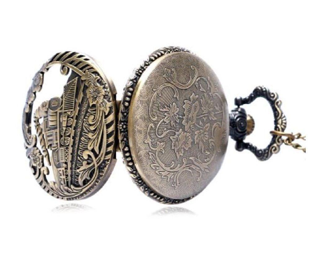 Reloj Bolsillo Vintage Tren Al Sur Quartz Al13-4