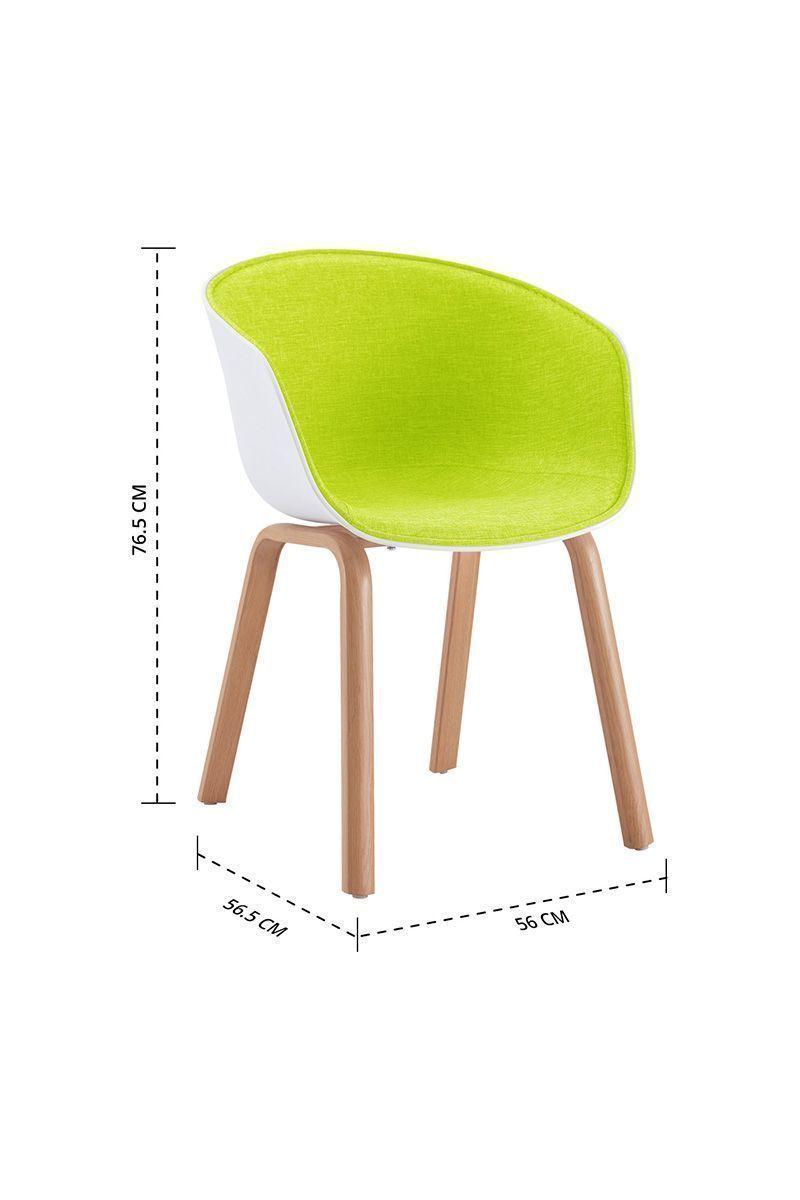 Pack 2 Silla de Comedor Sitial Adeline Verde-2
