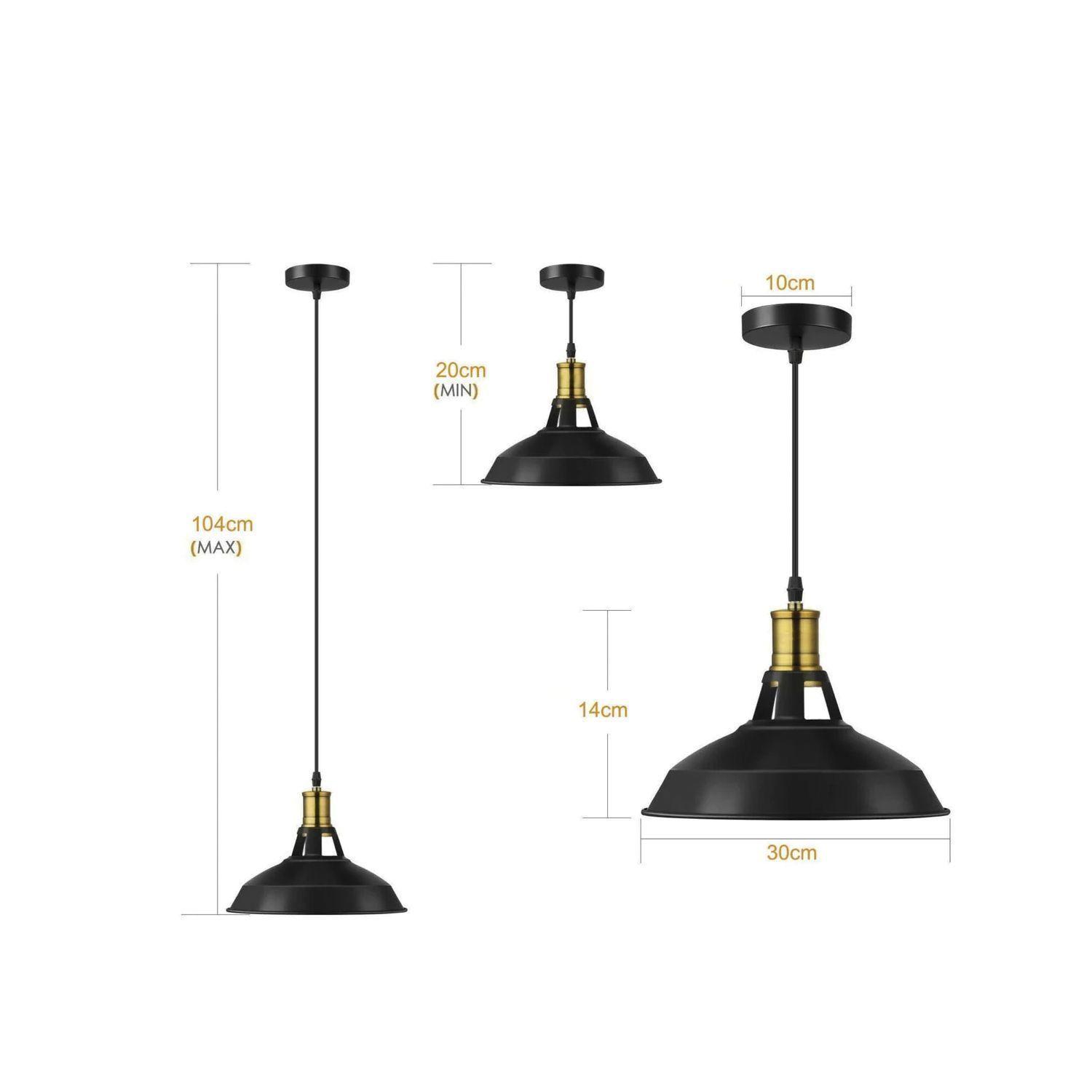 Lámpara Colgante Decorativa Industrial E-27-3