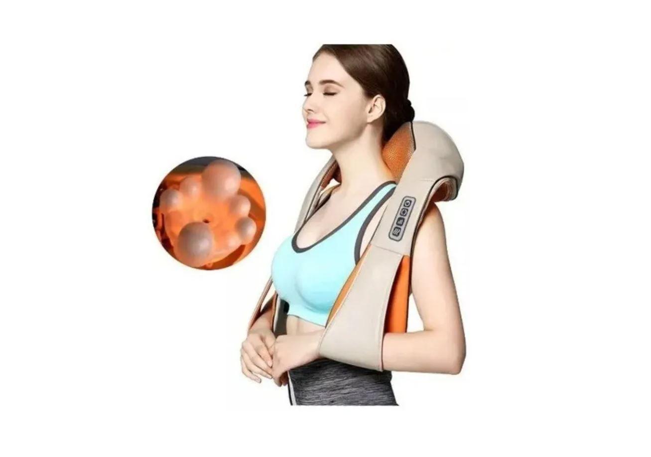 Masajeador Cervical Rodillo Infrarrojo Spa-1