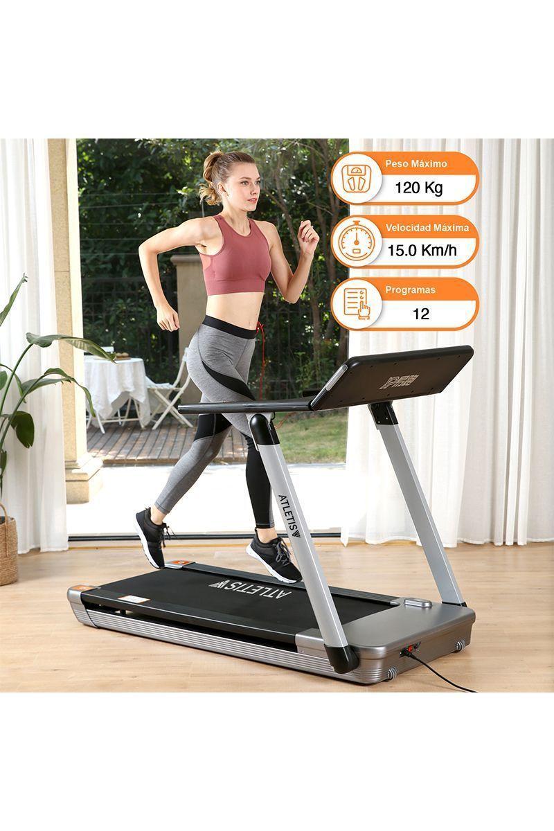 Trotadora Atletis Max Pro A1000 con WIFI Negro-4