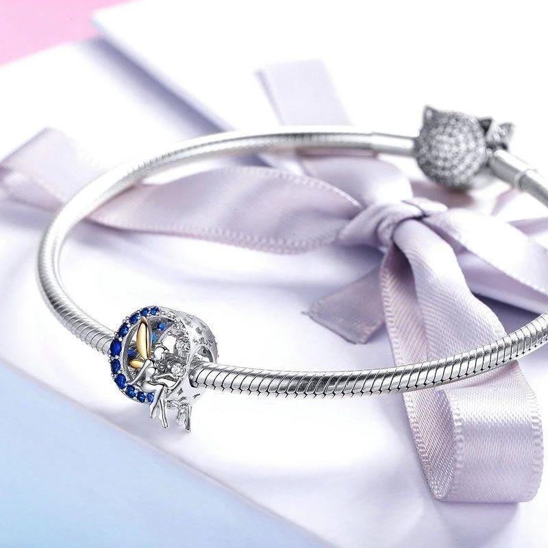 Charm Dije Plata 925 Hada Sentada-2