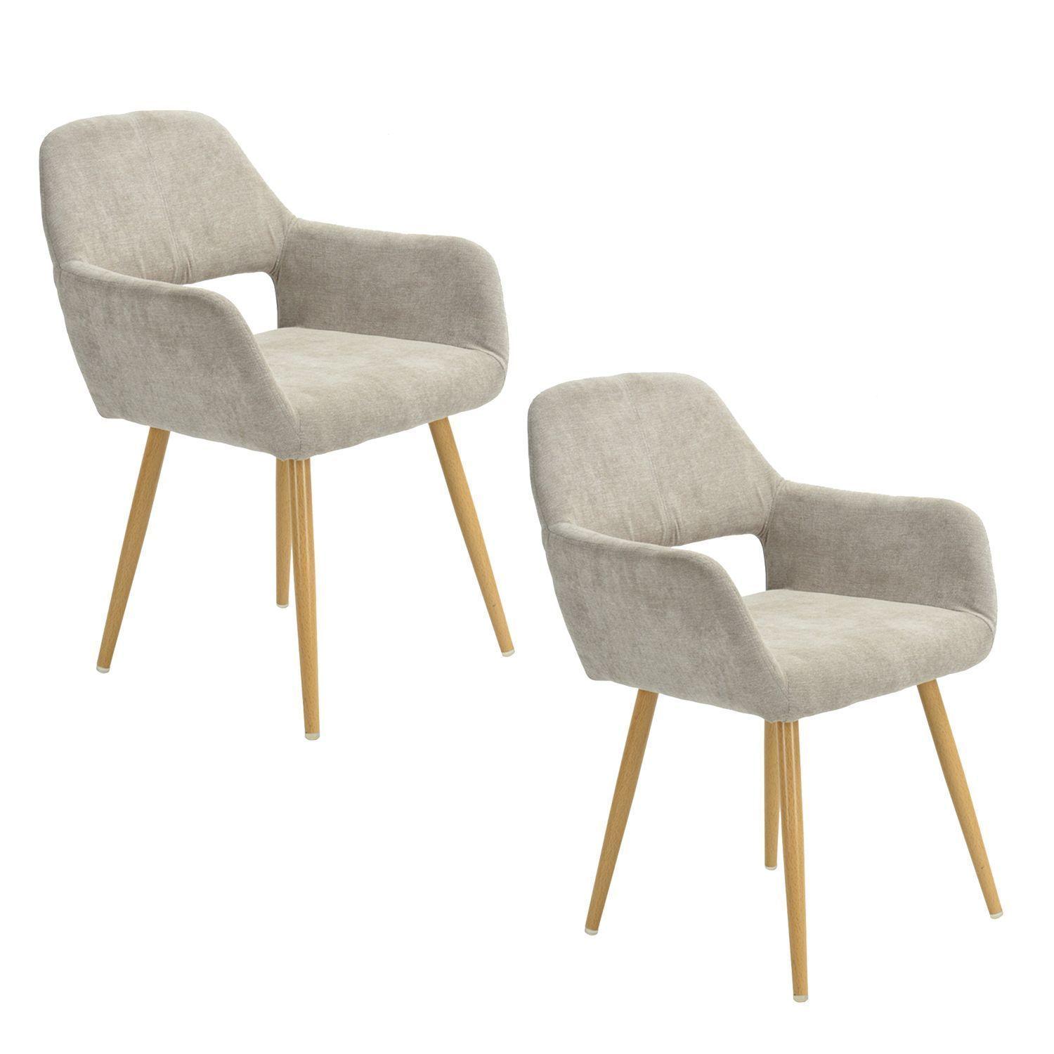 Pack 2 Sillas Comedor Sitial Cromwell Tela-0