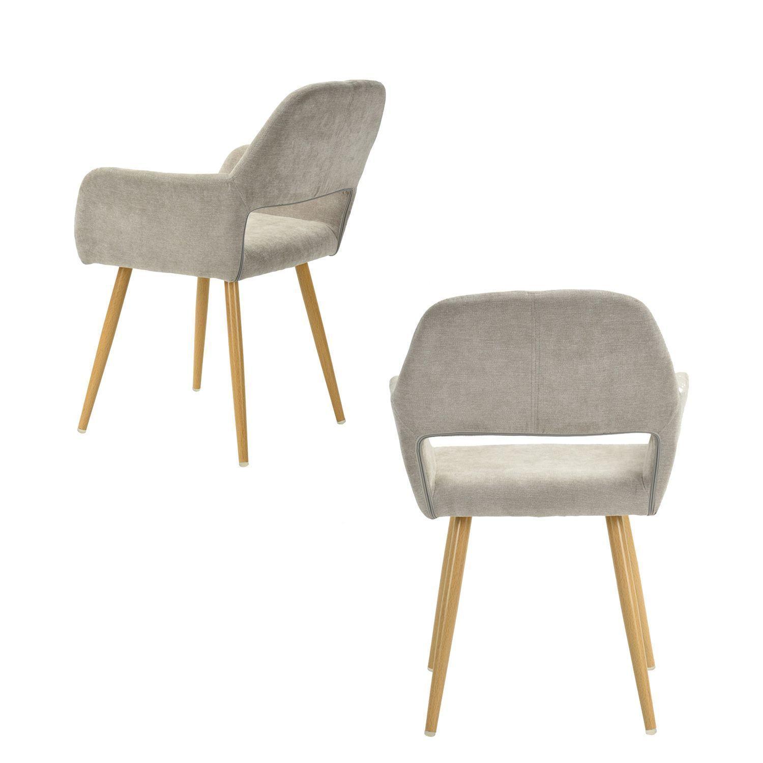 Pack 2 Sillas Comedor Sitial Cromwell Tela-3