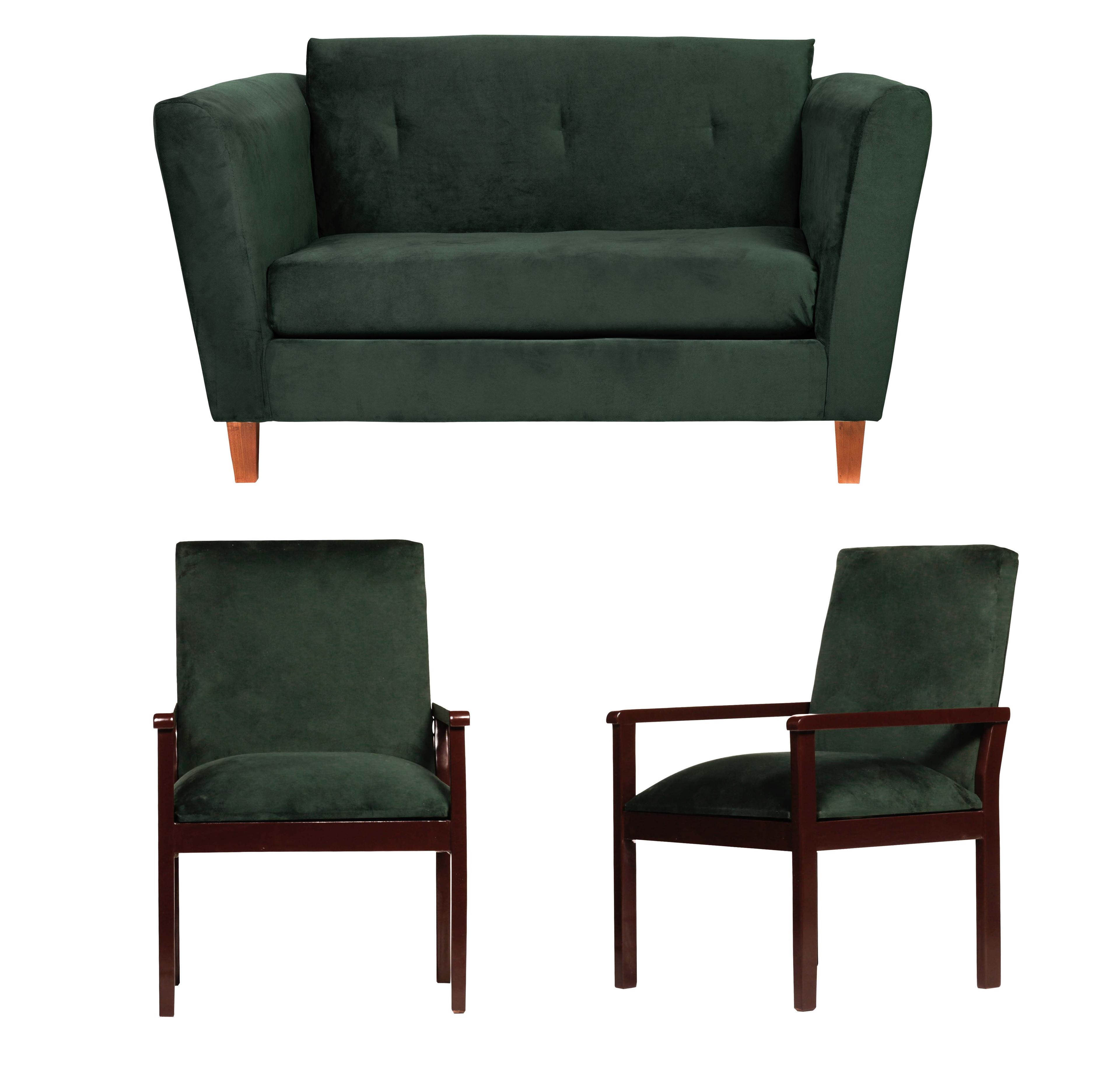 Living Miconos 2C + 2 Sitiales Verde-0