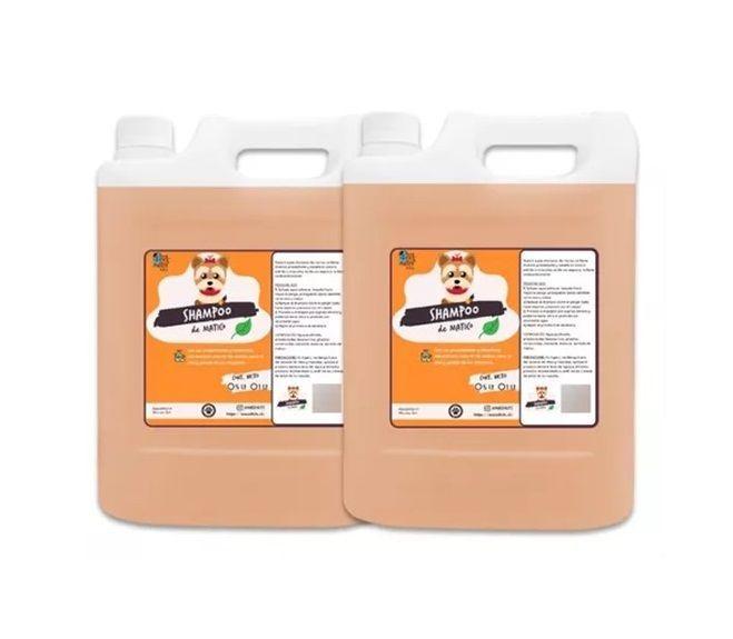 Pack 2 Shampoo De Matico Orgánico 5 Lts Para Perros & Mascotas-0