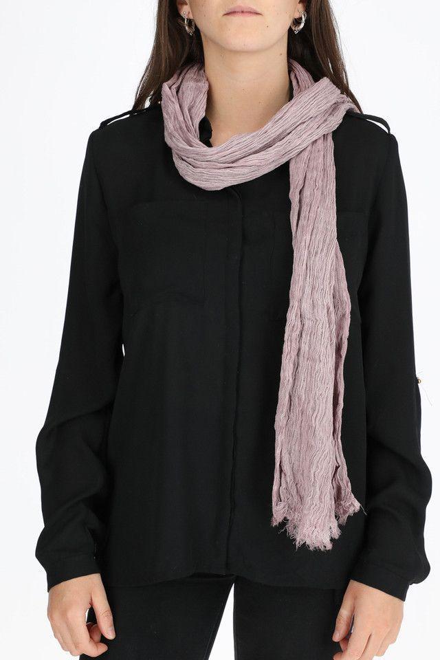 Pañuelo Liso Arrugas Lila Humana-2