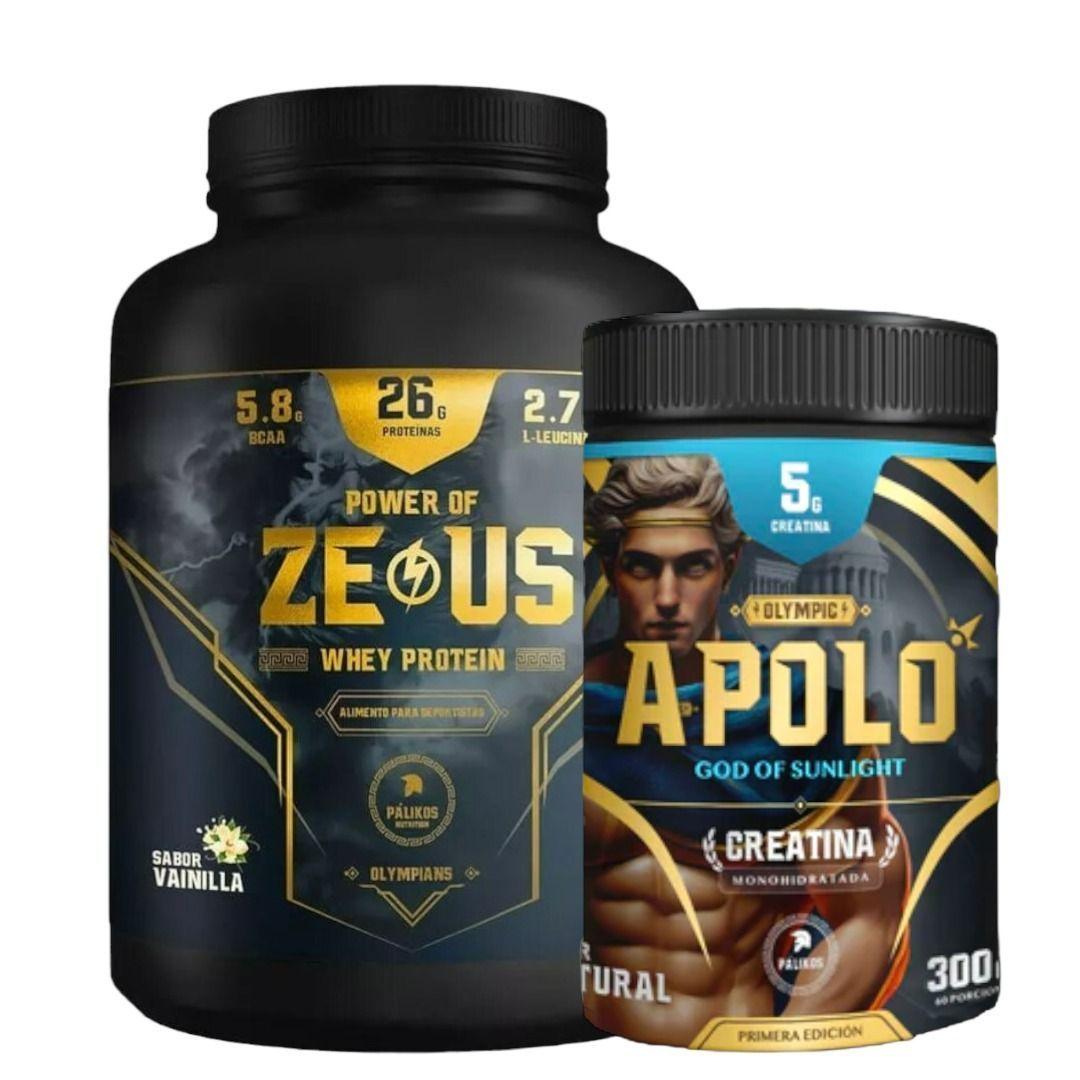 Pack proteína 2kg Vainilla + creatina 60sv-0