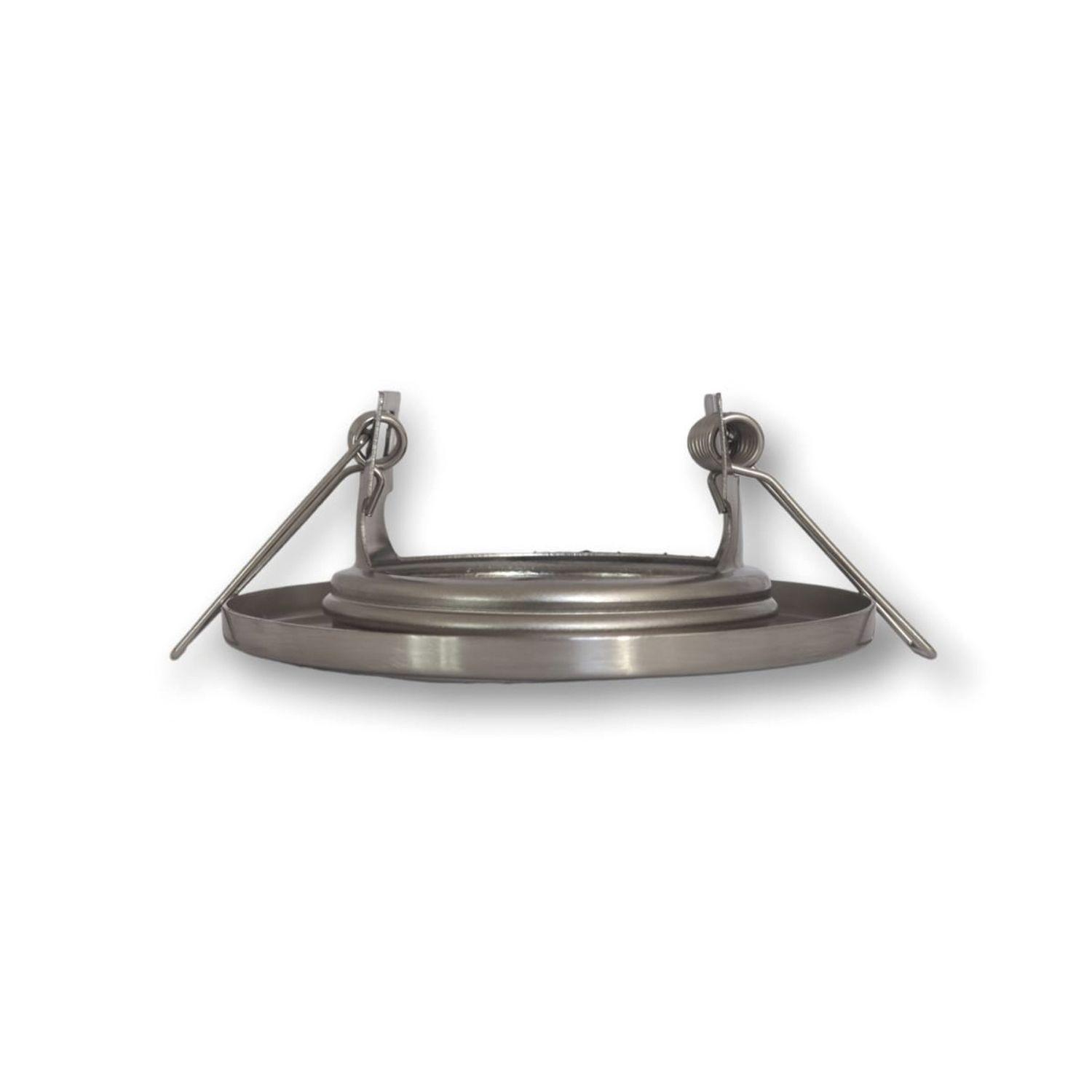 Pack 10 Focos LED Embutido Fijo Porta GU-10 Livorno MR16 Nickel-5