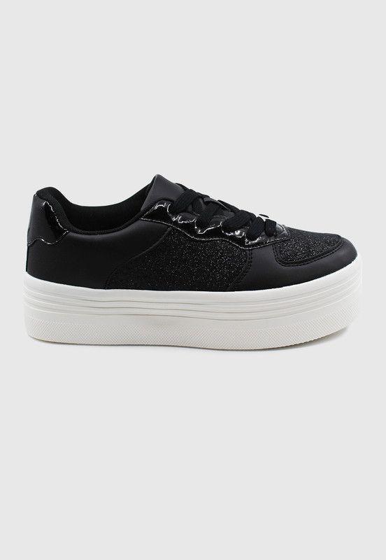 Zapatilla mujer CY10510 negra Stylo -0