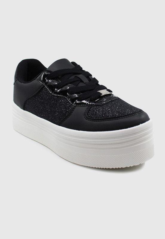 Zapatilla mujer CY10510 negra Stylo -1
