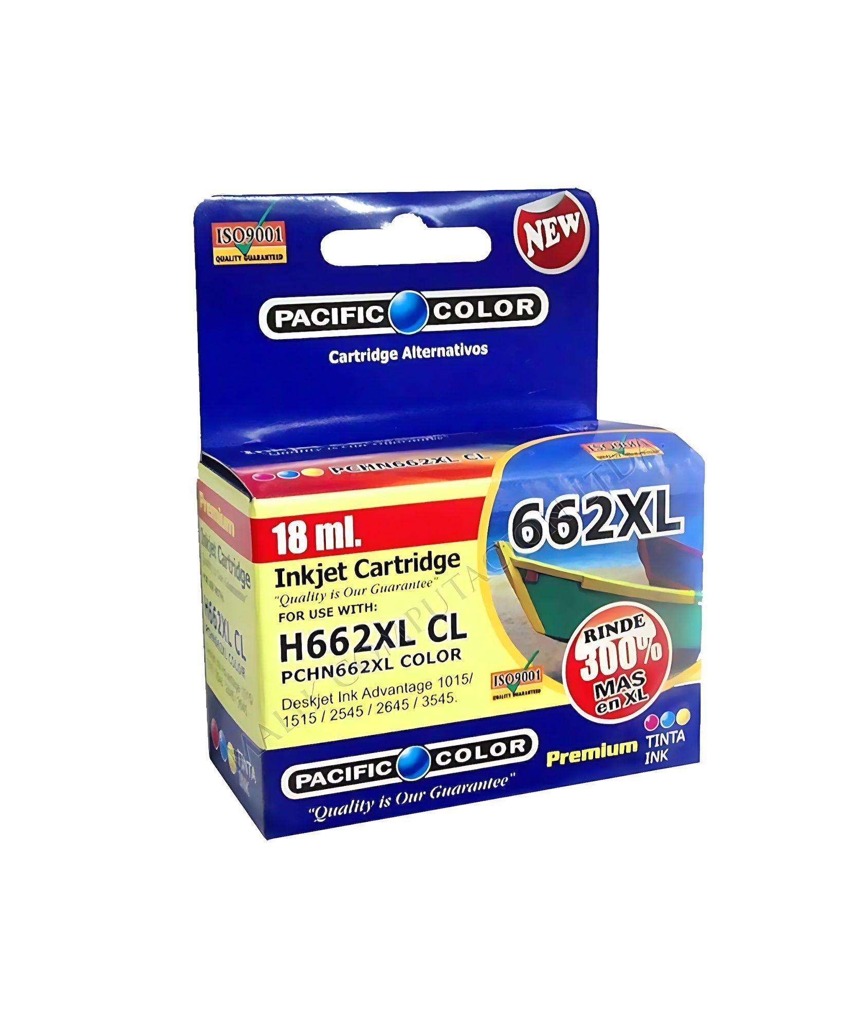 CARTRIDGE HP662XL COLOR 18ML COMPATIBLE PARA HP DESKJET 1515-0