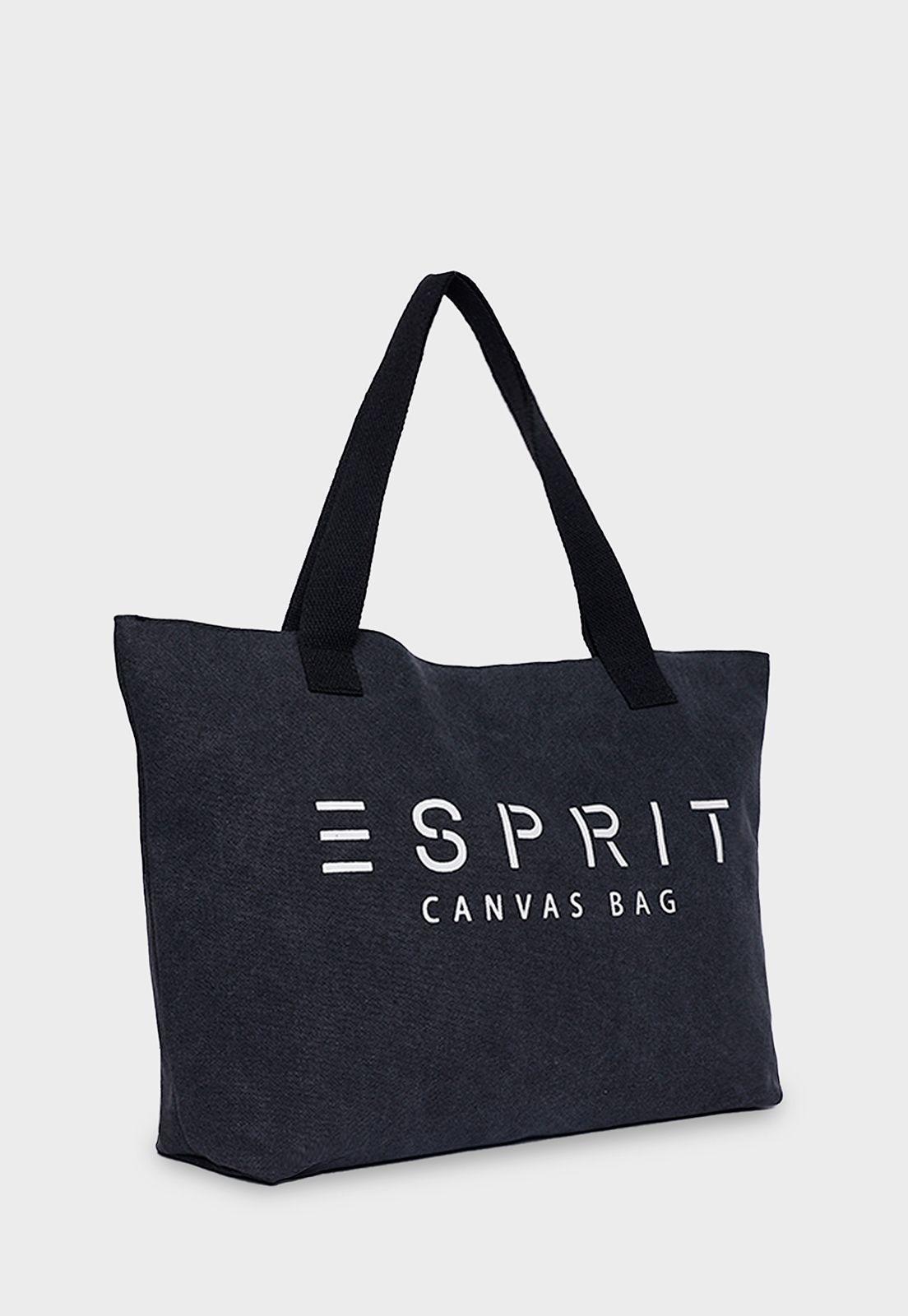 Bolso De Lona Esprit Azul marino-1