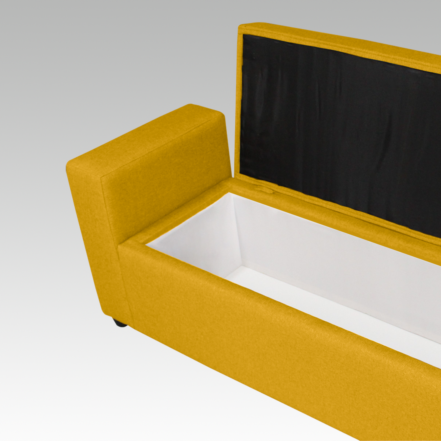 Banqueta Baúl 8 Botones Alcorcón amarillo-1