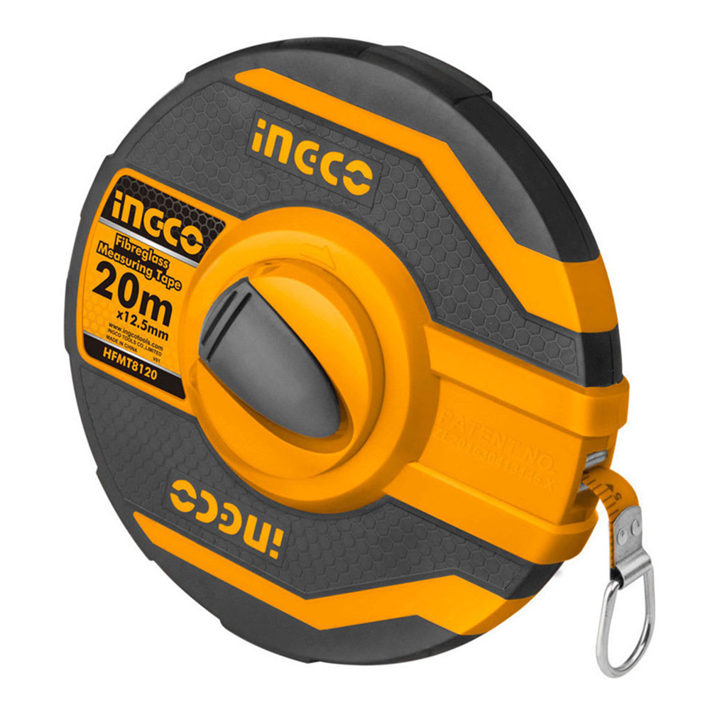 Huincha Cinta Métrica Fibra De Vidrio 20m X 12.5mm Ingco-0