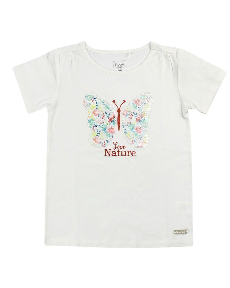 Polera Kids Niña Recogido Be Yourself Ficcus-0