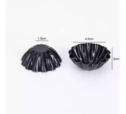 Pack X12 Molde Mini Tartaleta Tarta Moldes Reposteria 4,5cm-2