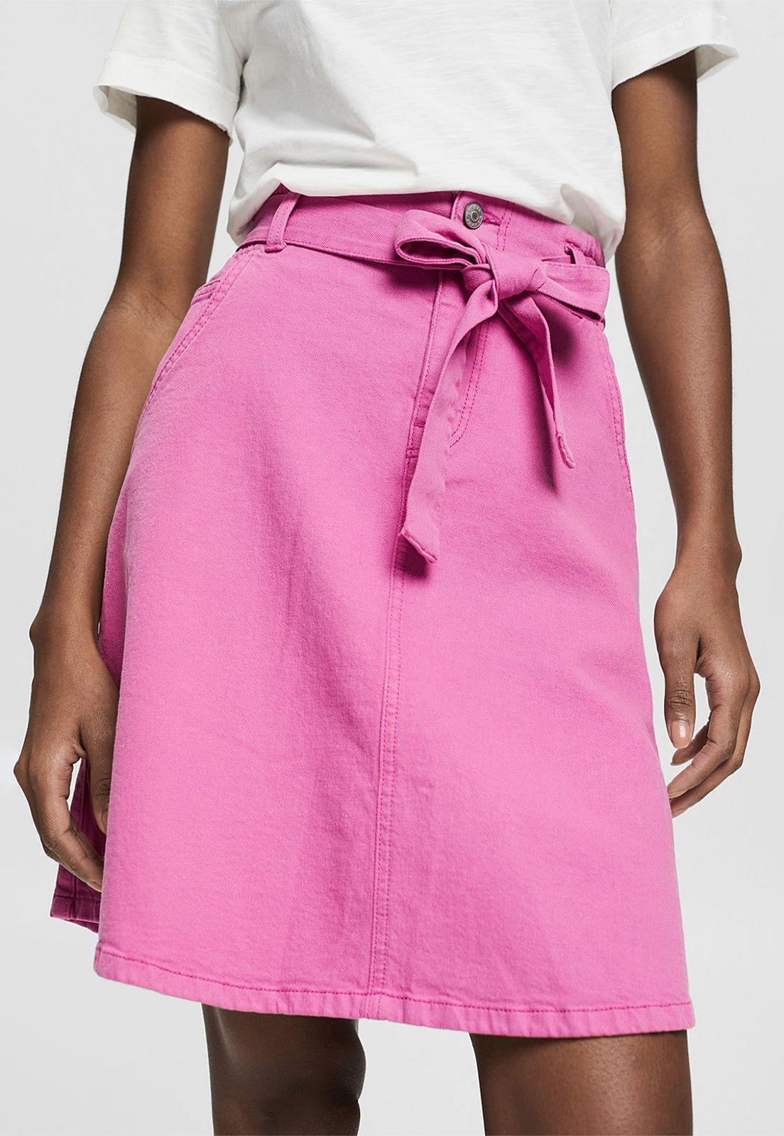 Con Cáñamo: Falda Con Cinta Para Anudar Esprit-2