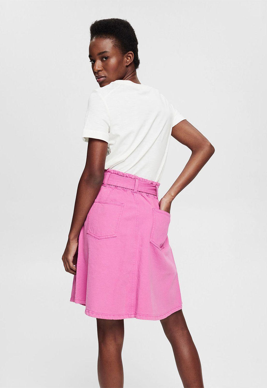 Con Cáñamo: Falda Con Cinta Para Anudar Esprit-1