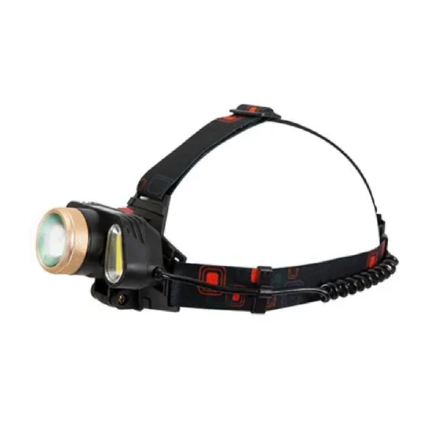 Linterna LED 1000 Lumenes De Cabeza Tipo Cintillo 3 Modos De Luz 59130 Philco-0