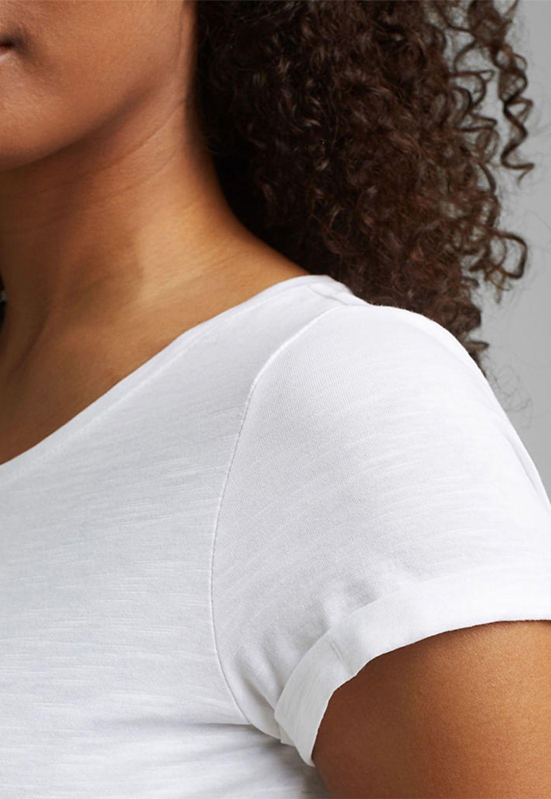 Polera Mujer Manga Corta Lisa Esprit-2