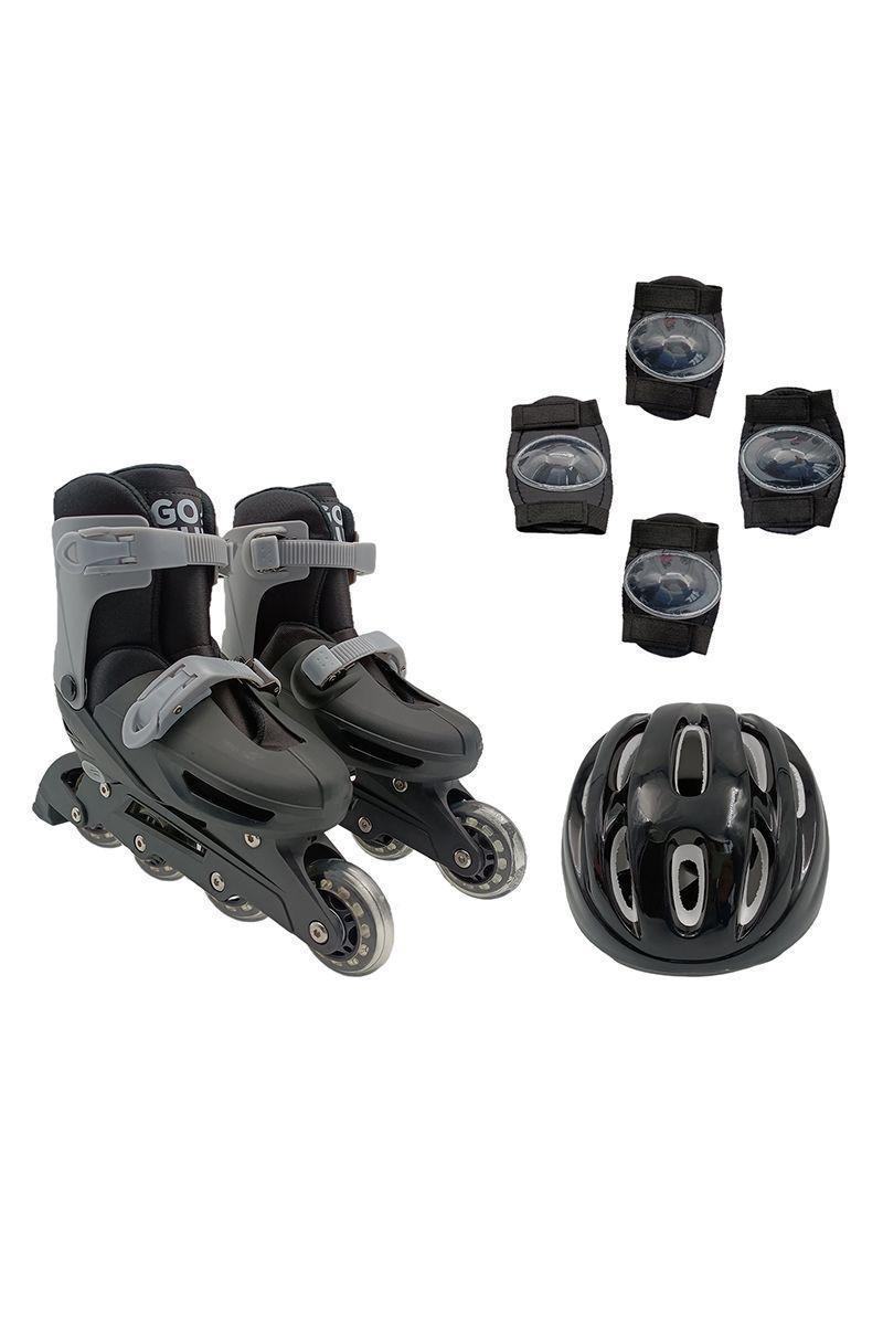 Set patines y protecciones GOFUN S Negro-0