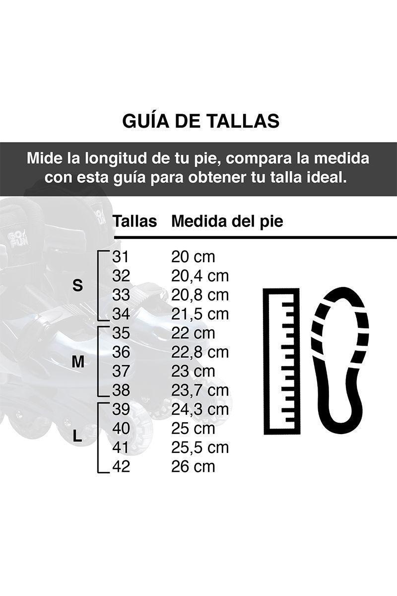 Set patines y protecciones GOFUN S Negro-5