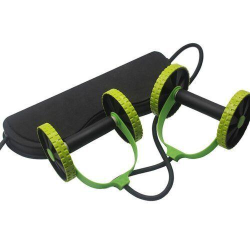 Rueda de Abdominales AB Wheel con Cuerda de Tracción-2