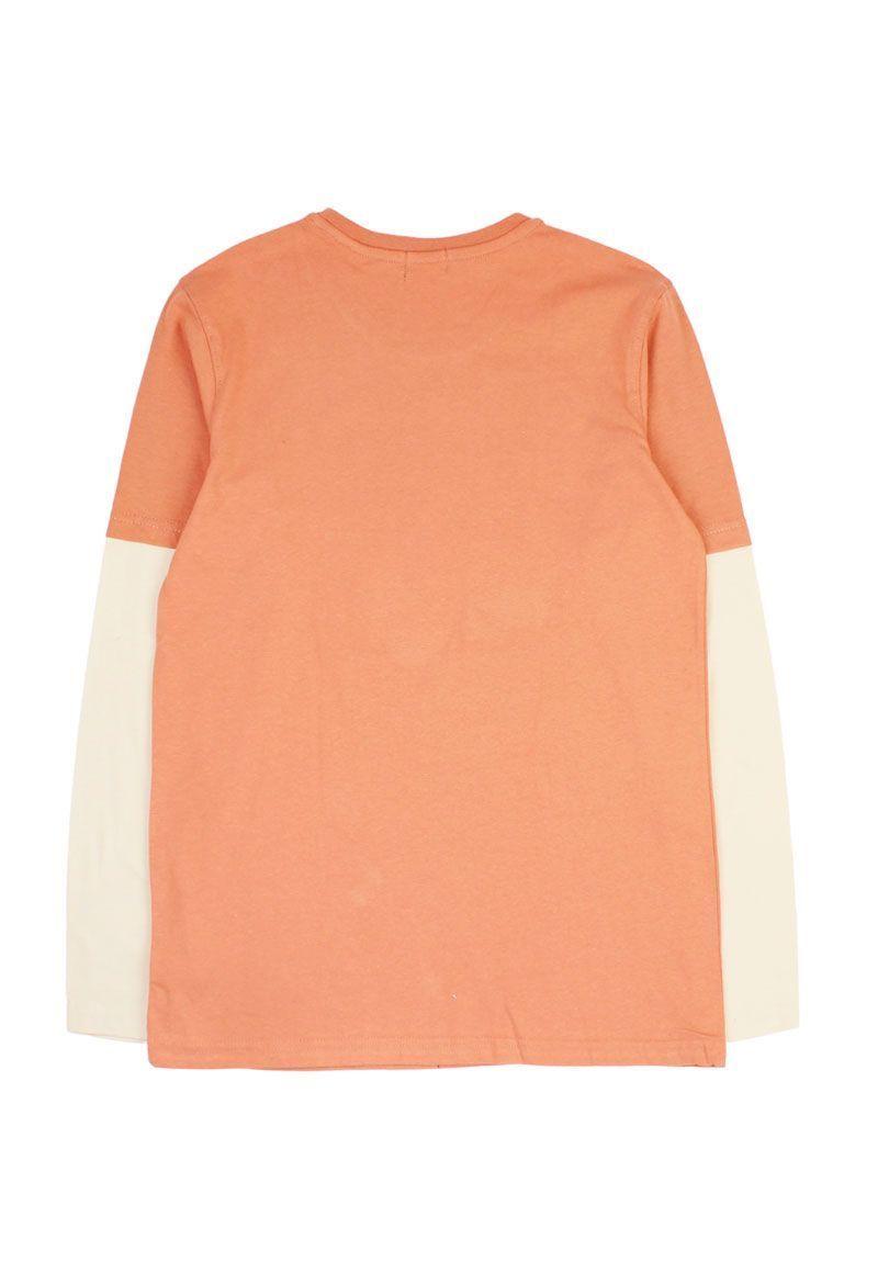 Polera teens niño doble manga nordic 503-1