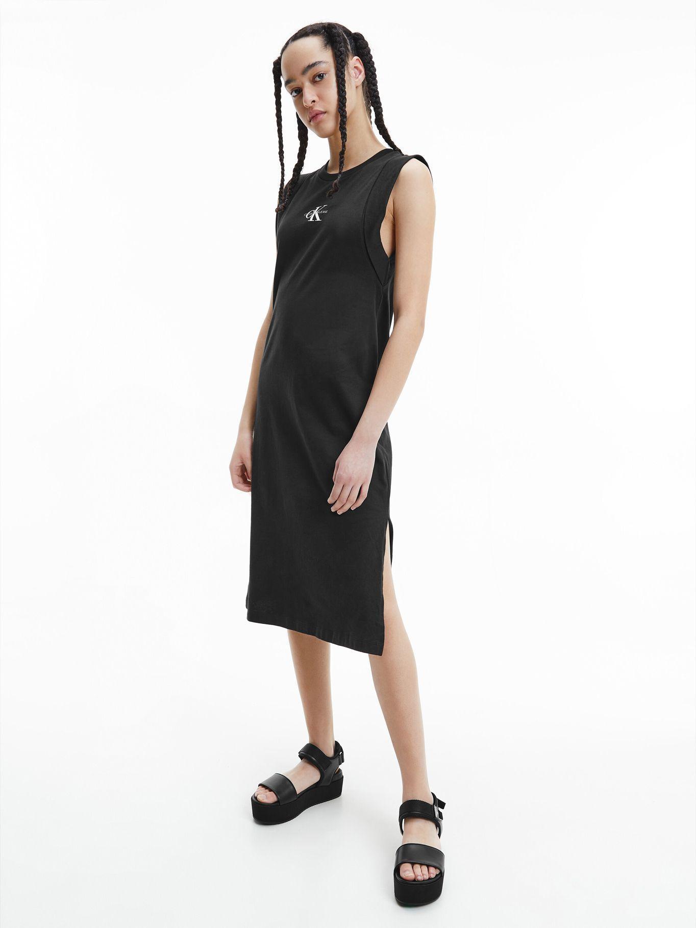 Vestido Knotted Negro Calvin Klein-0