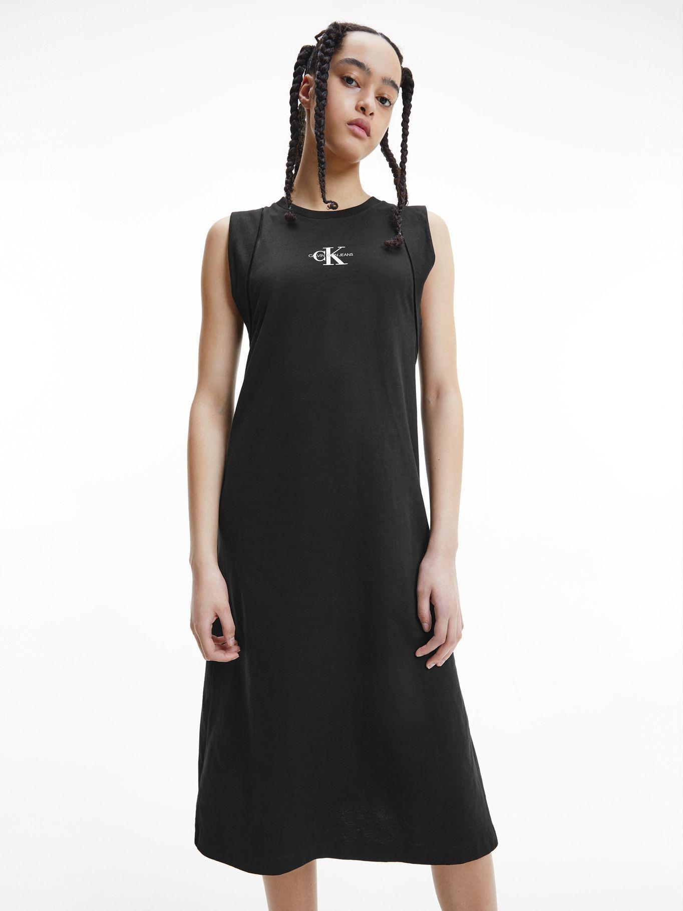 Vestido Knotted Negro Calvin Klein-3