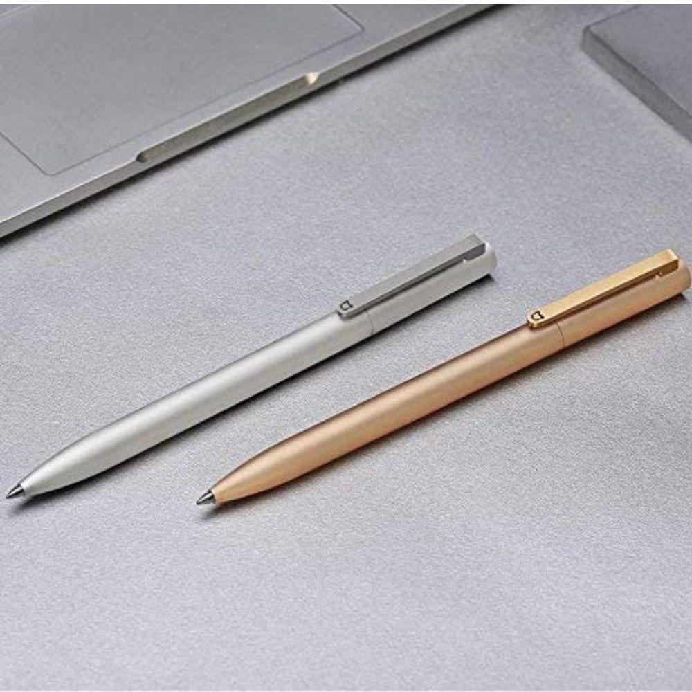 Xiaomi Bolígrafo 05mm Metal Rotating Sign Pen Oro-6