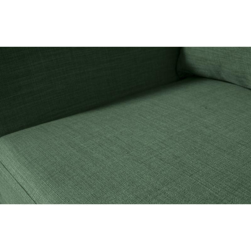 Seccional Cordelia Chenille Tipo Lino Verde-2