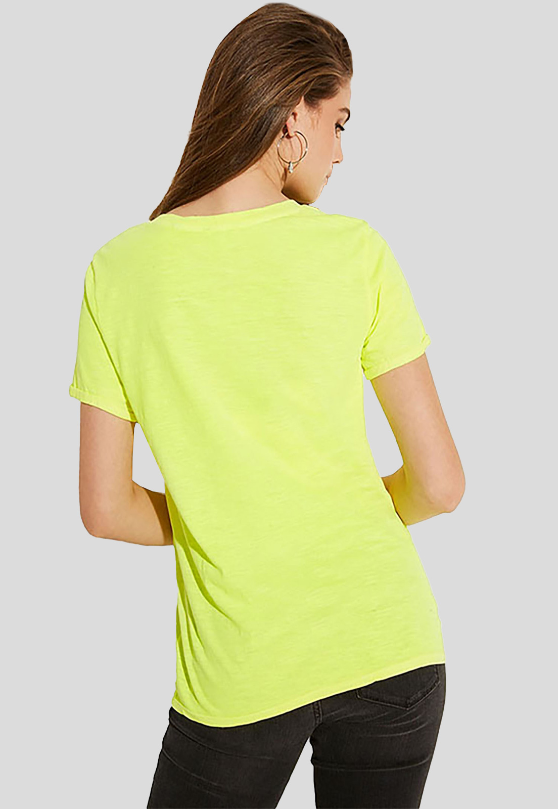 Polera Guess Es Ss 1981 Roll Cuff Tee-3