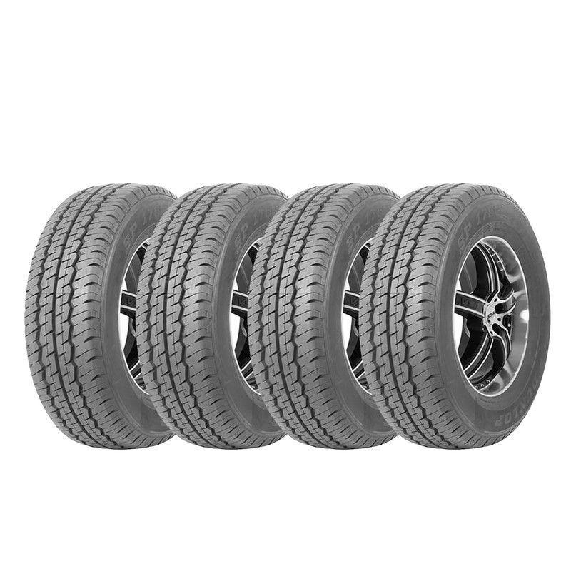 SET 4 NEUMATICO 155R13 DUNLOP SP175 LTR 90Q 8PR-0