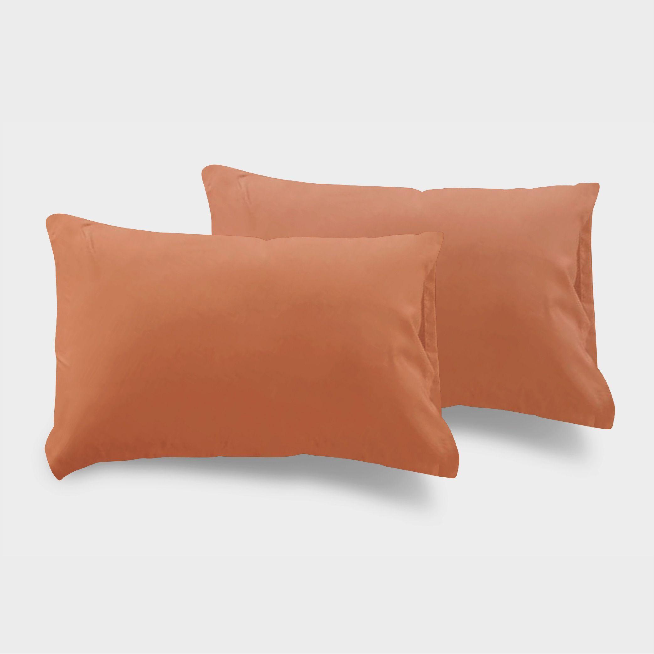 Set 2Pcs Funda De Almohadas 50X70Cm Ladrillo-0