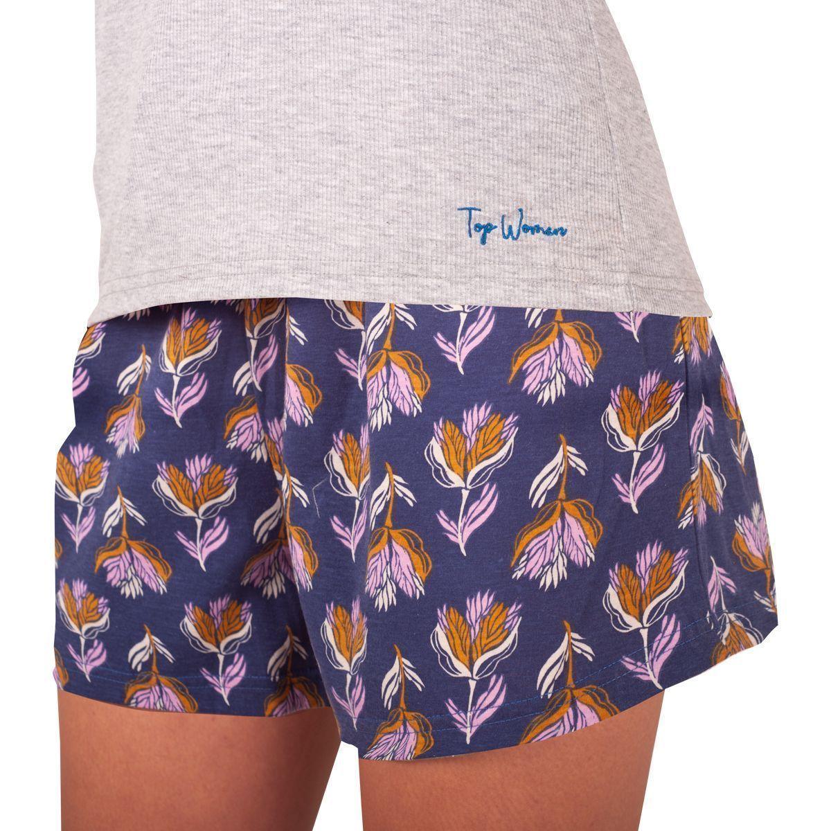 Pijama Algodón Verano Sin Mangas C2 TOP-2