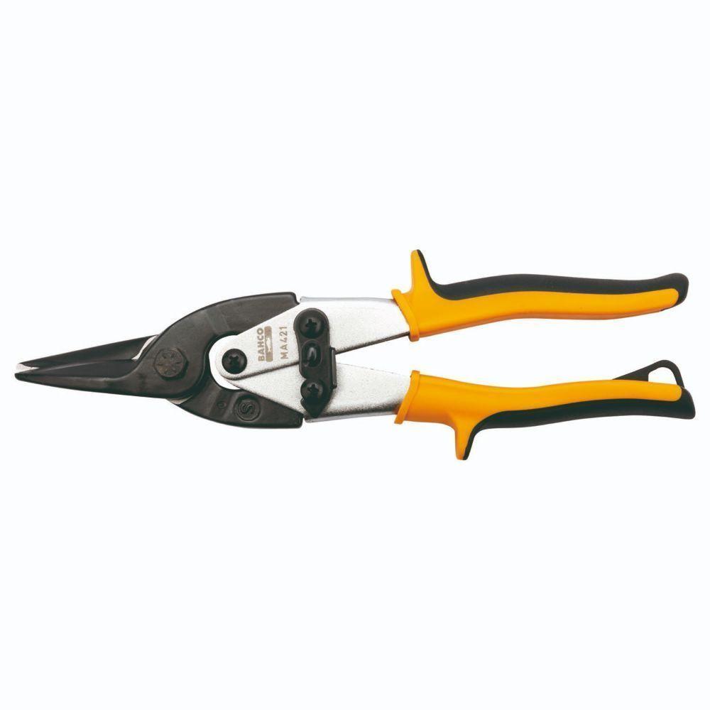 Tijera Cortachapas De Aviación Corte Recto Metales Hasta 1,5Mm Bahco-1