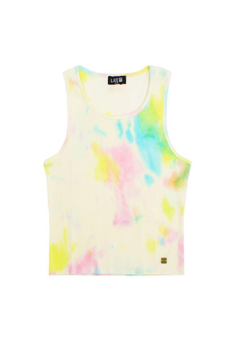 Polera Teens Niña S/M Tie Dye Summer Festival Like It-0