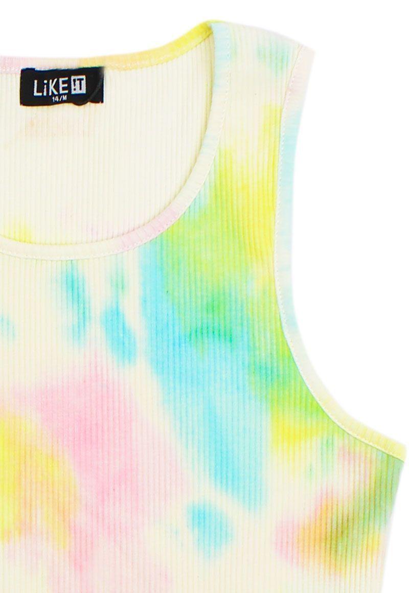 Polera Teens Niña S/M Tie Dye Summer Festival Like It-2