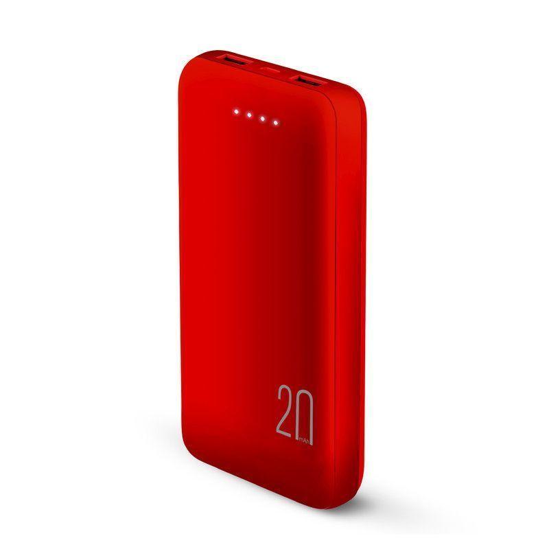 POWERBANK 20.000 Mah 2USB AUDIOLAB ROJO-0